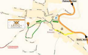 Wegbeschreibung zum KK Design – Ing. Kerstin Kandulski