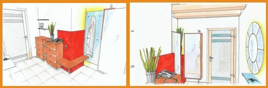 Planung eines Eingangsbereichs
